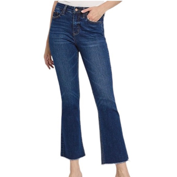 Lovervet Denim - NEW Lovervet Tummy Control High Rise Kick Flare Jeans Dark Wash Size 31/13